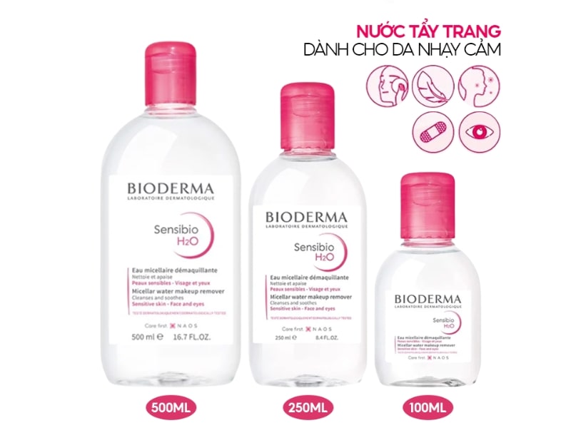 Đánh giá nước tẩy trang Bioderma hồng