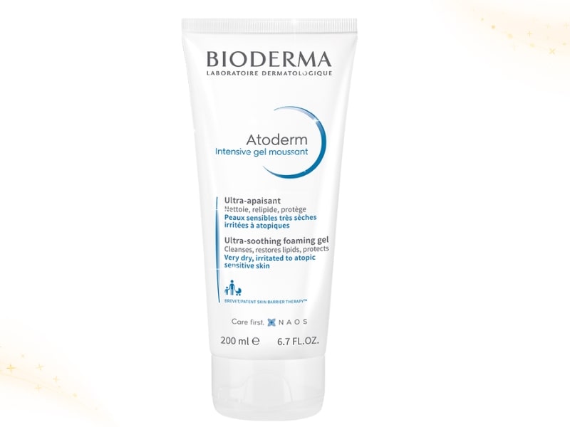 Gel làm sạch dịu nhẹ cho da rất khô và viêm da cơ địa Bioderma Atoderm Intensive Gel Moussant